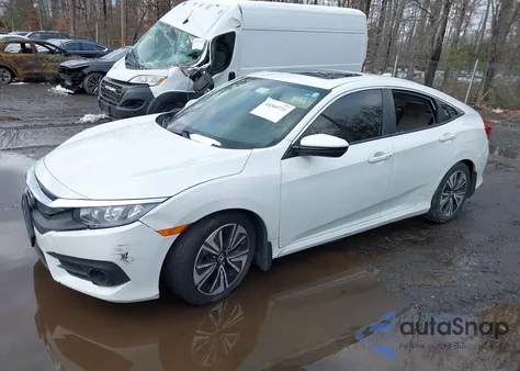 2018 Honda Civic Ex-T z USA, uszkodzony, nr VIN JHMFC1F30JX017378